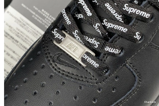 1 Supreme Nike Air Force Black   CU9225-001 Low 0728